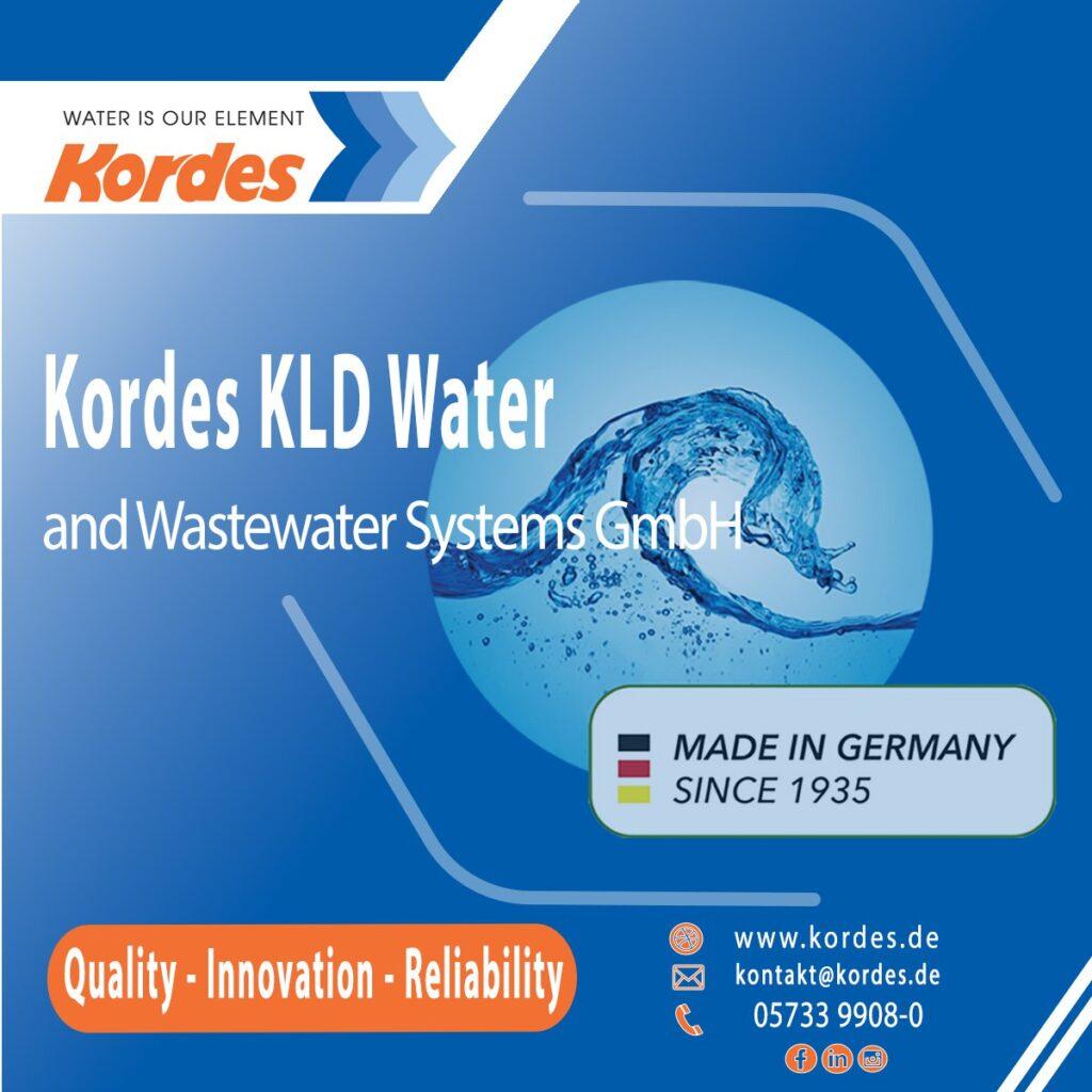Kordes KLD Water and Wastewater Systems GmbH 1024x1024 - Kordes company
