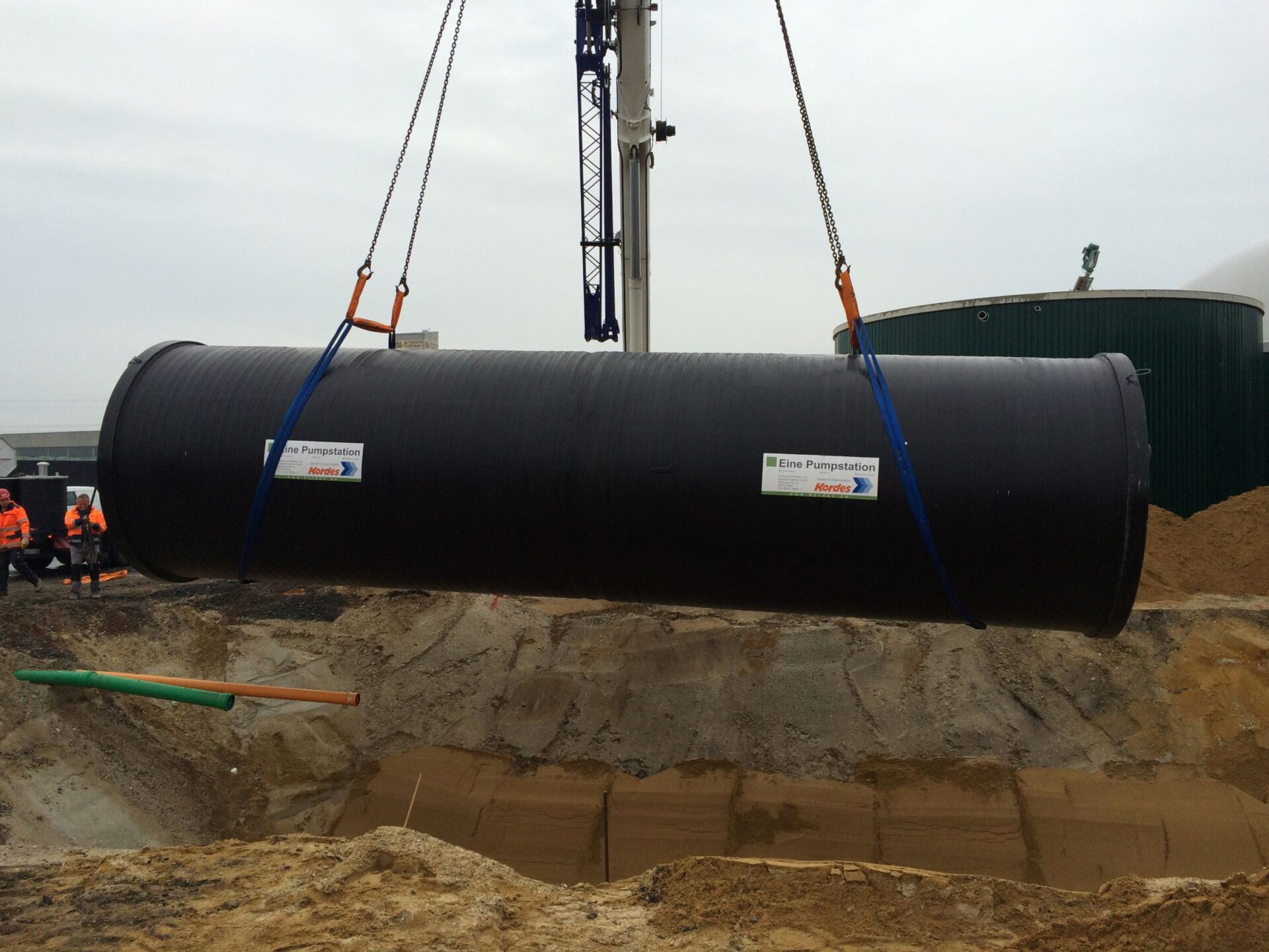 Kordes Referenz Pumpstation 2015 Bio Gas Thierbach 10 - Biogasanlage in Thierbach