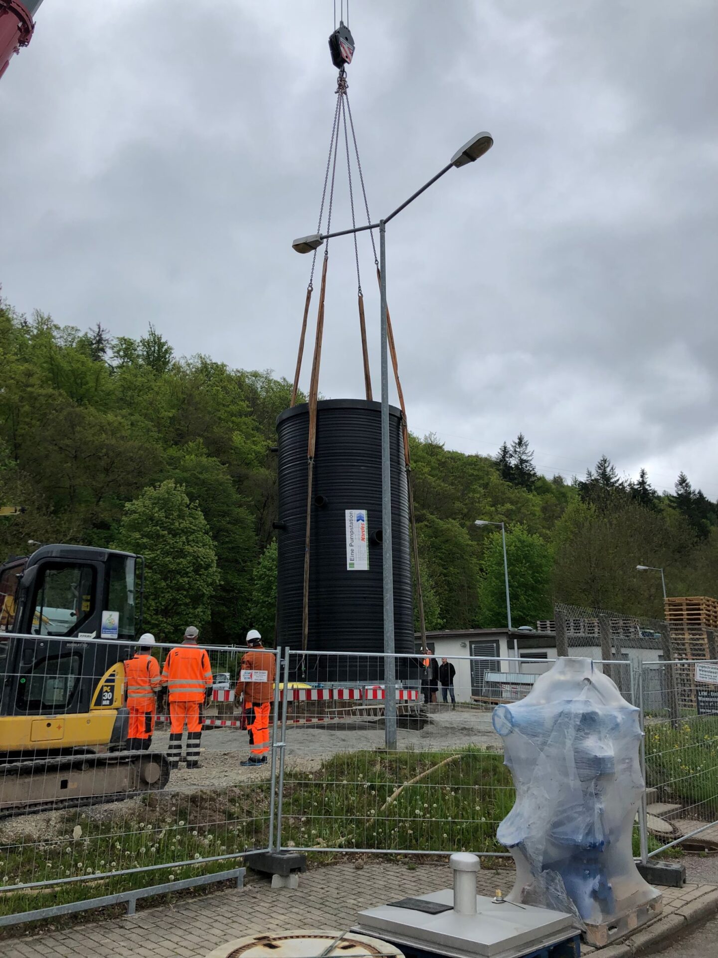 Kordes Referenz Pumpstation 2019 Benshausen 40 - Automobilzulieferer in Benshausen