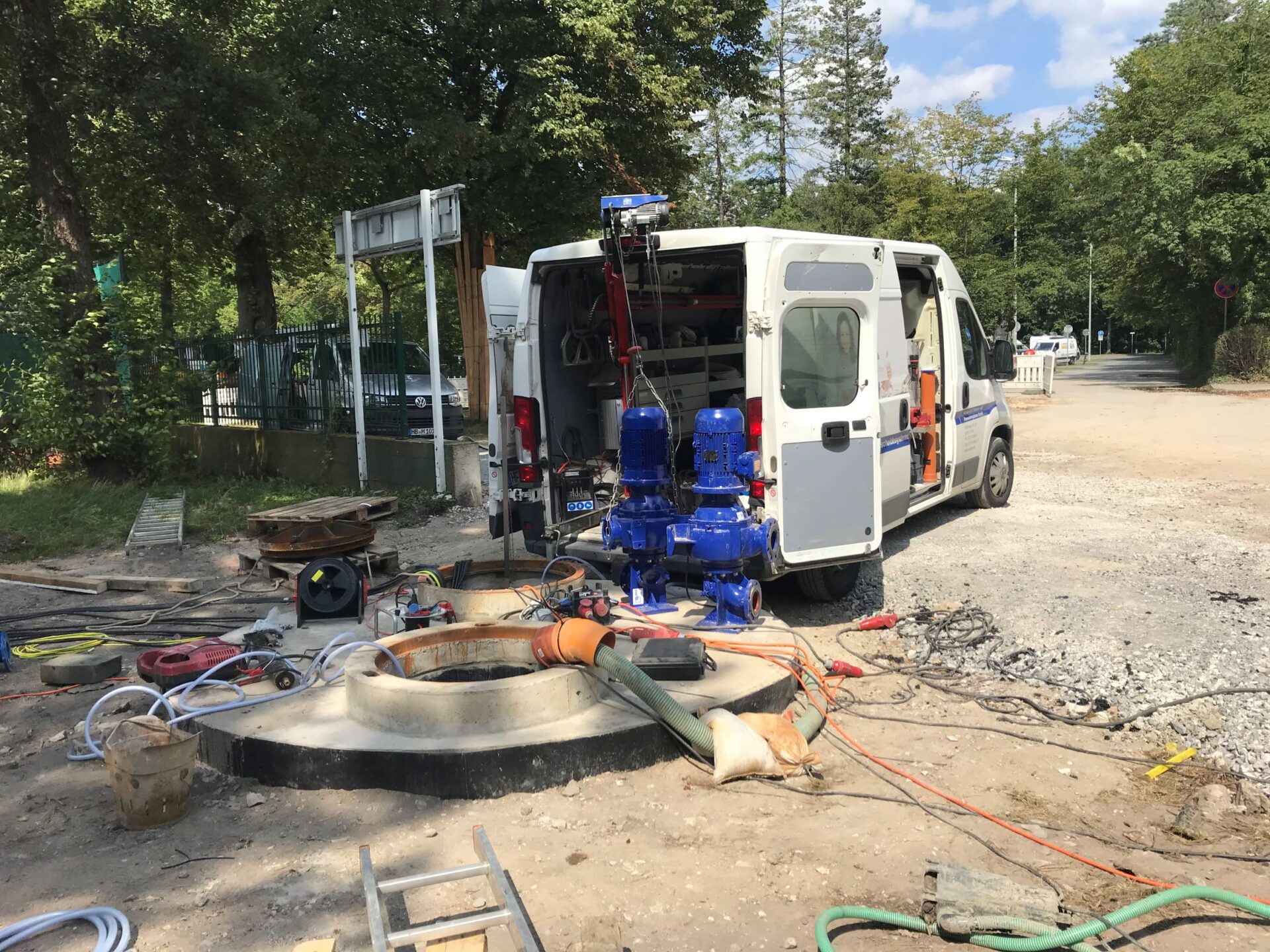 Kordes Referenz Pumpstation 2020 Paderborn 47 - Entlastungspumpwerk in Paderborn